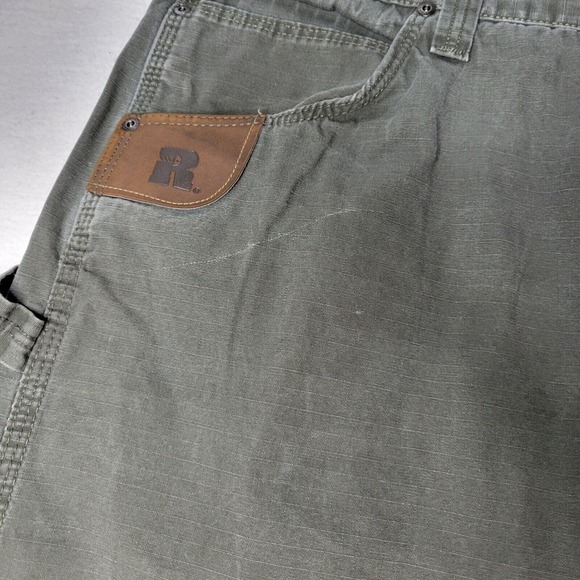 Ripstop Cargo Pants Mens 42x30 Grey Workwear - Picture 11 of 16